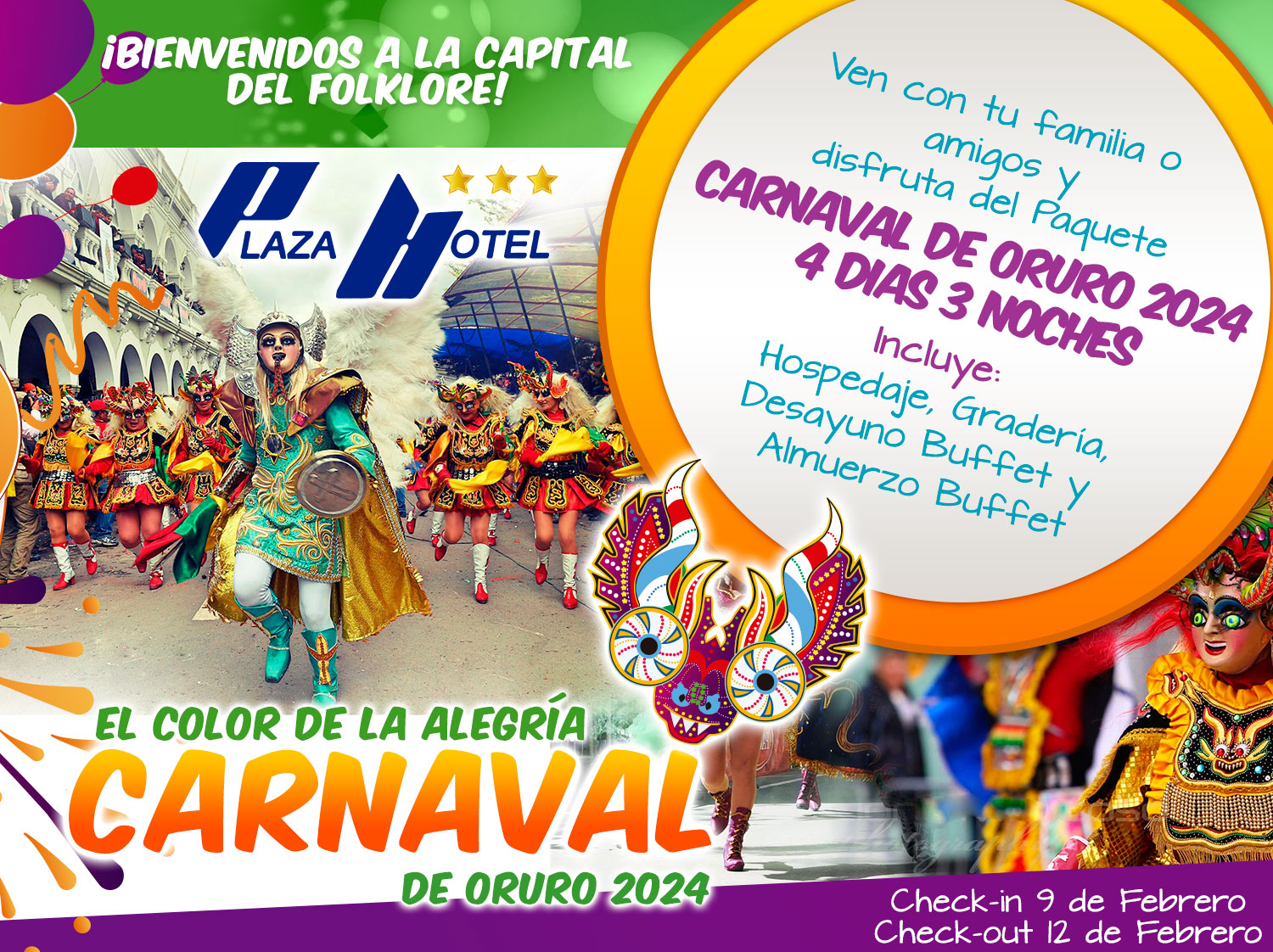 Carnaval de Oruro 2023, pasos a seguir